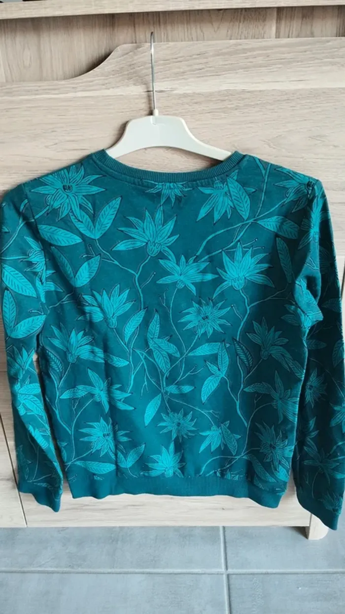 Sweat vert taille 12 ans Gémo fille - photo numéro 4