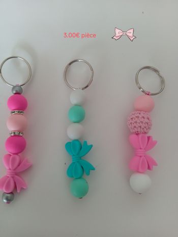 Porte clé ou Bijou de sac fait main