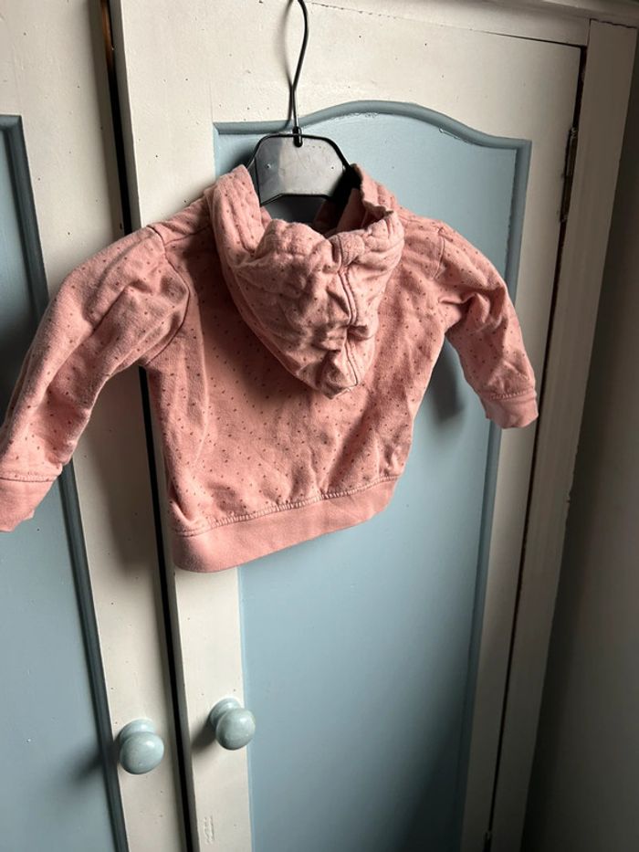 Gilet zippé bebe fille 6 mois - photo numéro 4