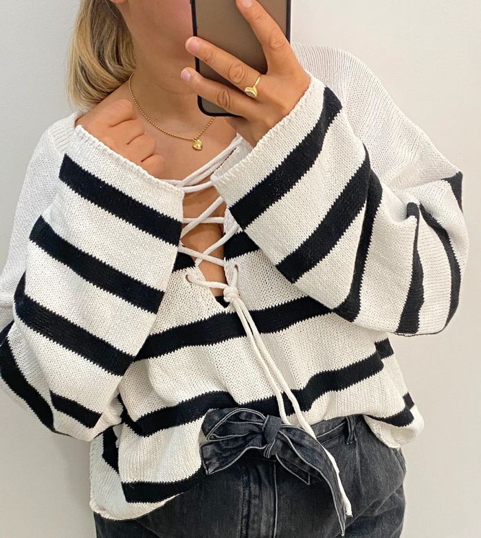 Pull Léger Stradivarius Taille M - photo numéro 2