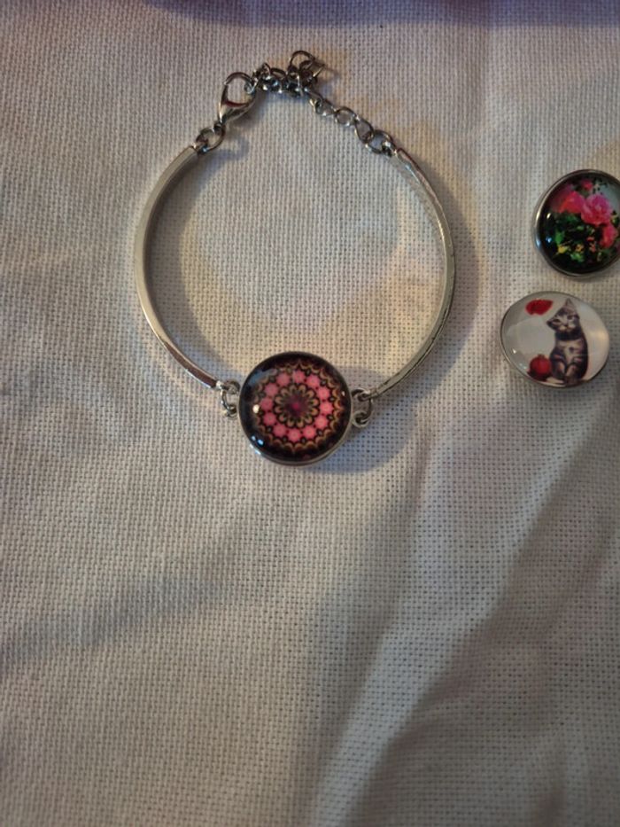 Bracelet à boutons pressions interchangeable - photo numéro 2