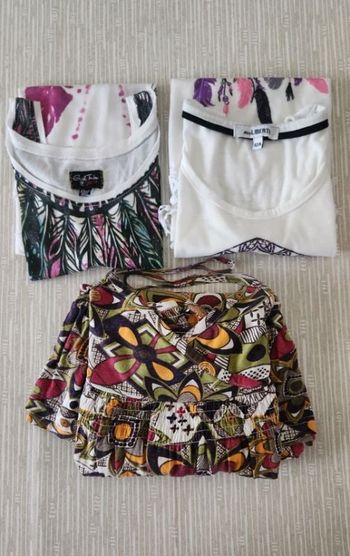 Lot de 3 débardeurs 10-12 ans