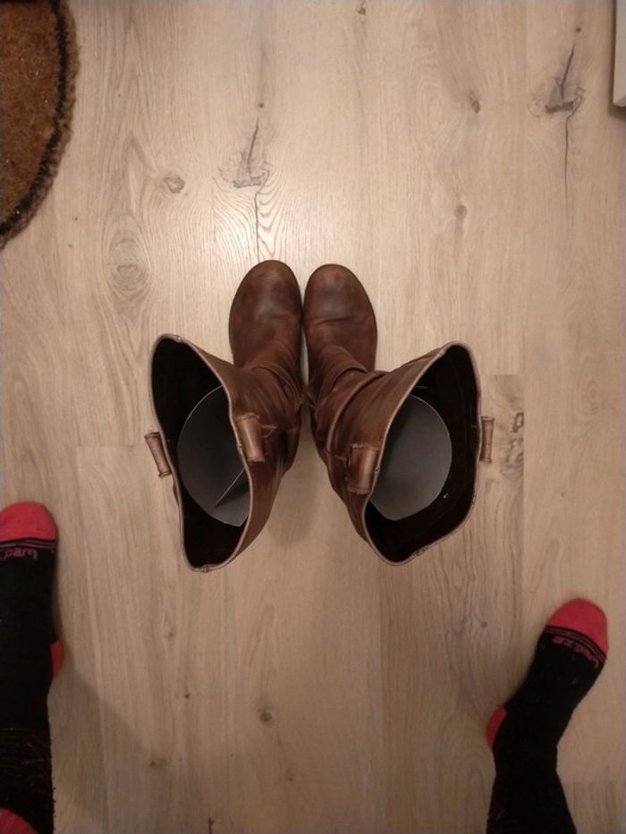 Botte marron avec boucle - photo numéro 6