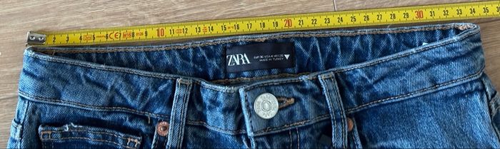 Pantalon jean mom Zara taille haute S - photo numéro 9