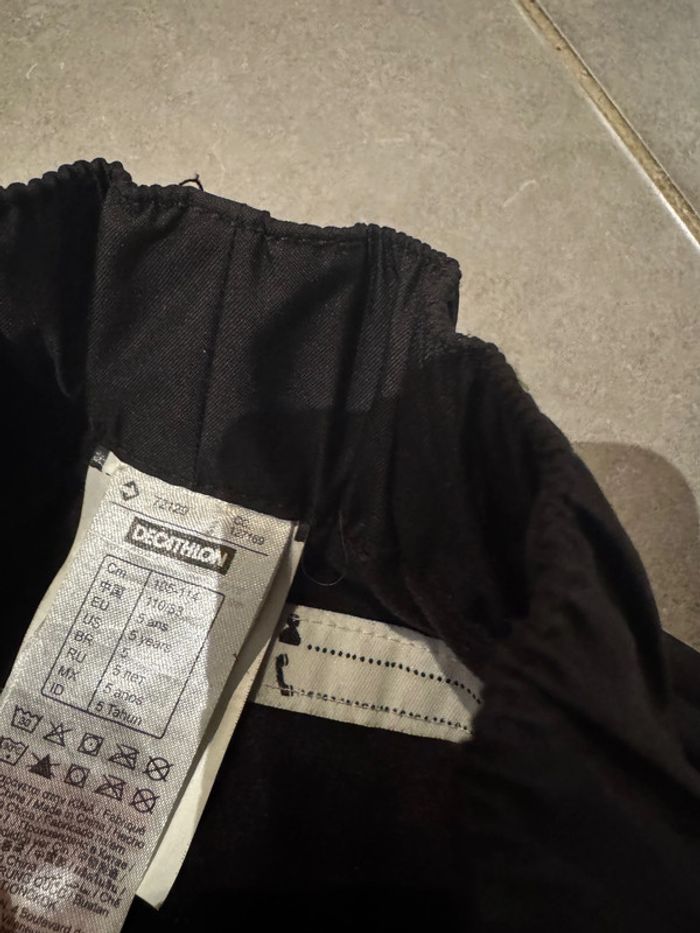 Pantalon de ski avec jupe para neige en bas de jambe - Wedze / Décathlon - 5 ans - Noir - photo numéro 2