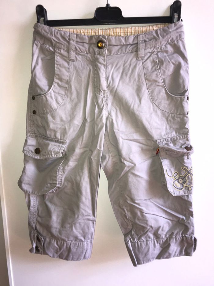 Pantacourt Sergent Major en 10 ans. Gris