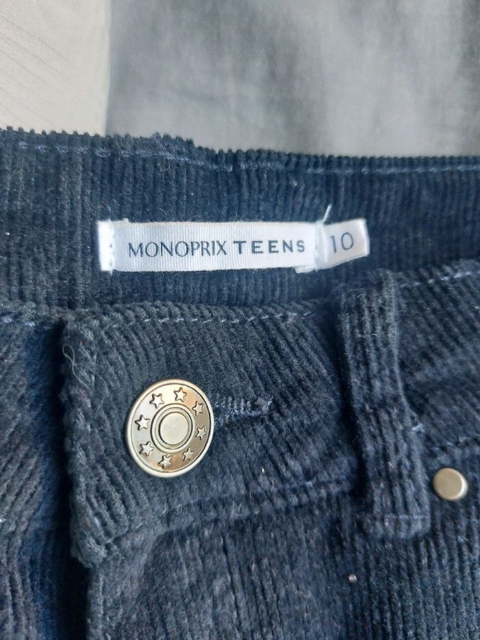 Pantalon en velours Monoprix taille 10 ans neuf - photo numéro 3