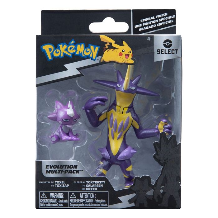 Toxizap et Salarsen Figurine Select Evolution Pokémon