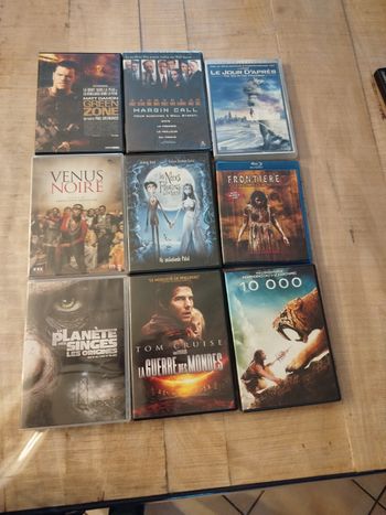 Lot de 9 dvd