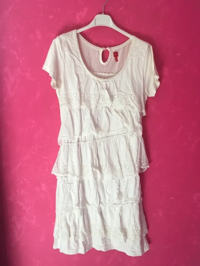 Robe blanche miss captain en 38 - photo numéro 2