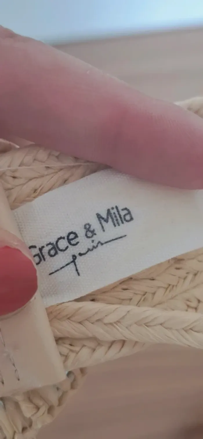 Ceinture en raphia Grace & Mila – Neuve - look boheme chic 🌟 - photo numéro 4
