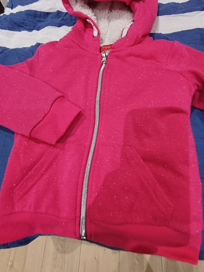 Sweat zippée et rembourré chaud 5 ans tissaia - photo numéro 2