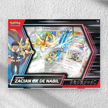 Pokémon 🇫🇷 - Coffret Zacian-ex de Nabil | EV09 | Aventures Ensemble | Écarlate & Violet [Scellé]
