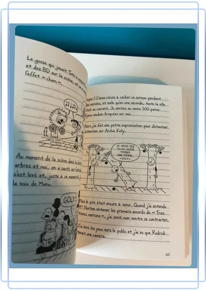 Livre roman journal d’un dégonflé tome 1 - photo numéro 3