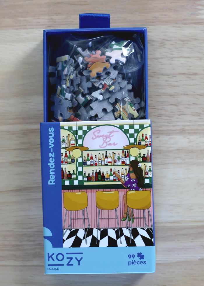 Mini puzzle marque Kozy "Rendez vous" par Morgane Baguet - photo numéro 3