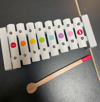 Xylophone Métal Confetti Janod - Instrument de Musique Enfant