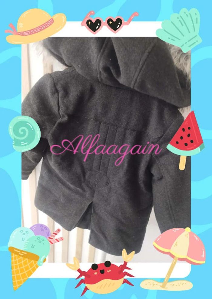 Manteau tao neuf gris 3ans - photo numéro 9