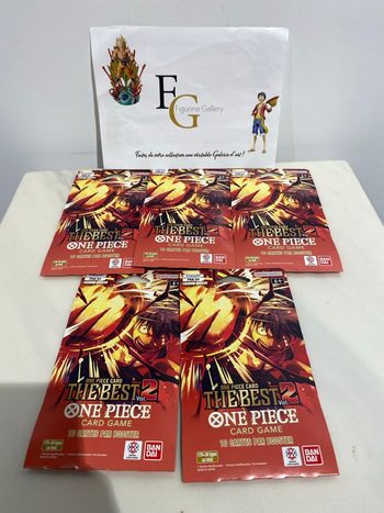 Cartes One Piece - 5 Boosters  The Best Vol 2
