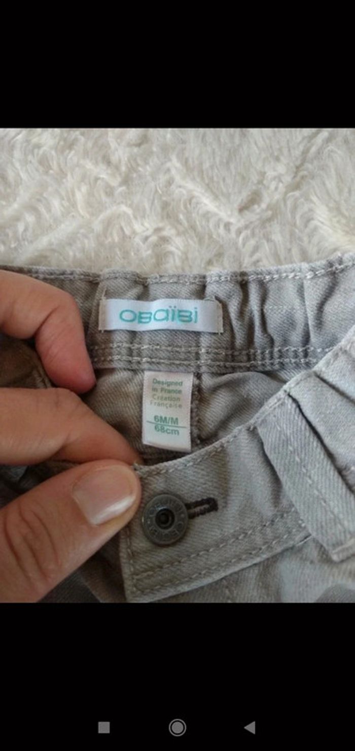 Ensemble (tee shirt manches longues+pantalon jeans) Garçon 6 mois Mouton Family Obaïbi - photo numéro 14