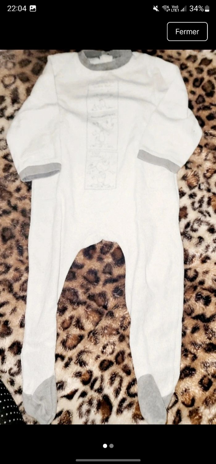 Pyjama 1 pièce garçon 🩵