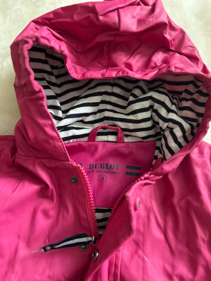 Joli ciré  imperméable  hublot marine comme neuf - photo numéro 3