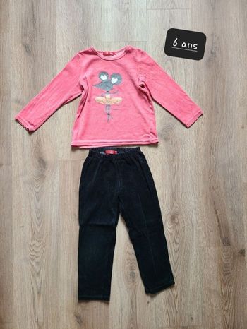 Pyjama 2 pièces Fille 6 ans