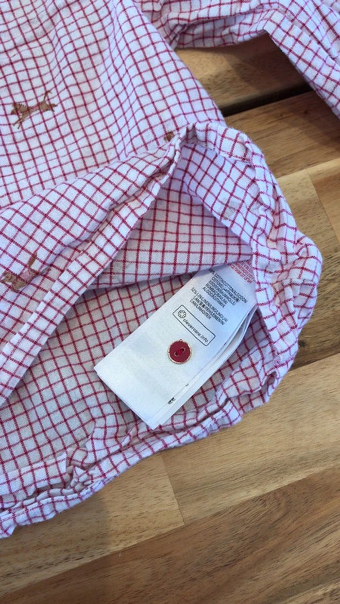 Chemise blouse à carreaux - photo numéro 3