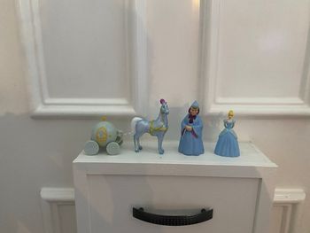 Figurine carrosse cendrillon et fée marraine disney