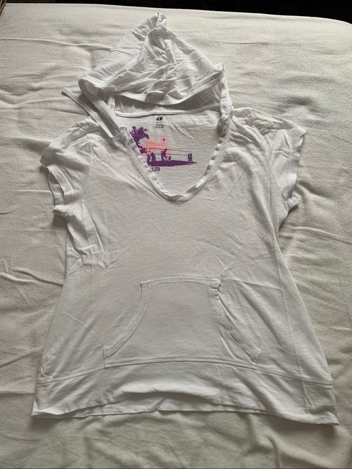 Tee shirt à capuche - photo numéro 2