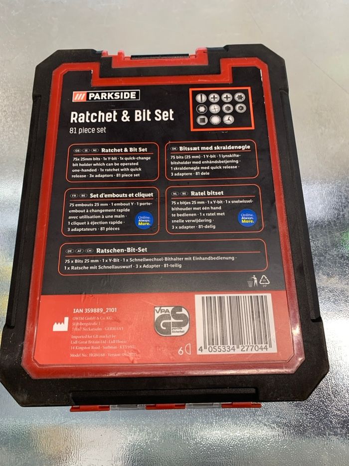 Set embouts + cliquet parisien 81 pièces - photo numéro 2