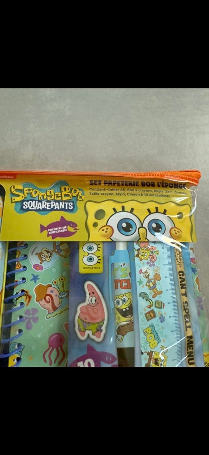 Set papeterie Bob l'éponge Neuf - photo numéro 6