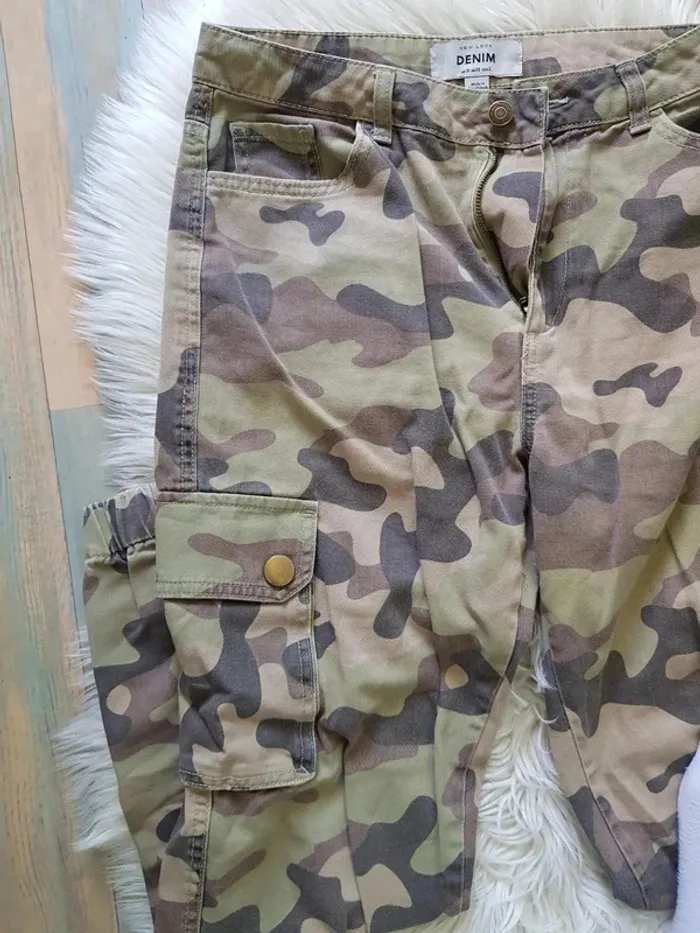 Pantalon newlook militaire kaki taille 38 excellent état - photo numéro 14