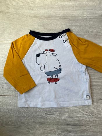 Tee shirt manches longues 6 mois