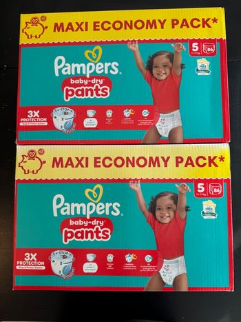 172 couches pampers pants taille 5