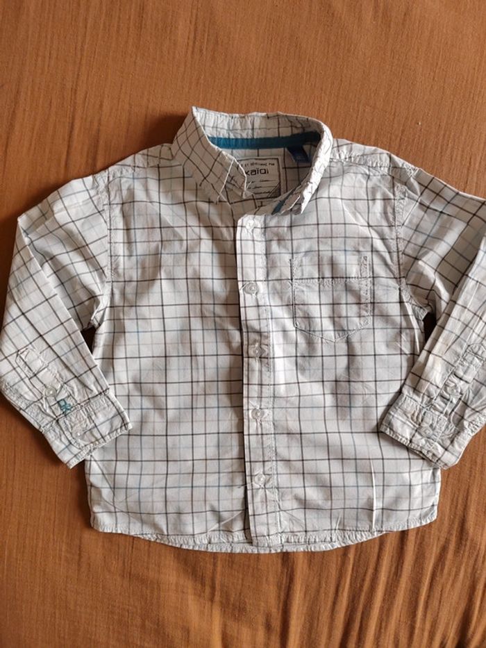 Chemise à carreaux 3 ans obaibi
