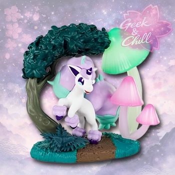 Figurine Re-Ment Pokémon - Circular Diorama - Ponyta de Galar