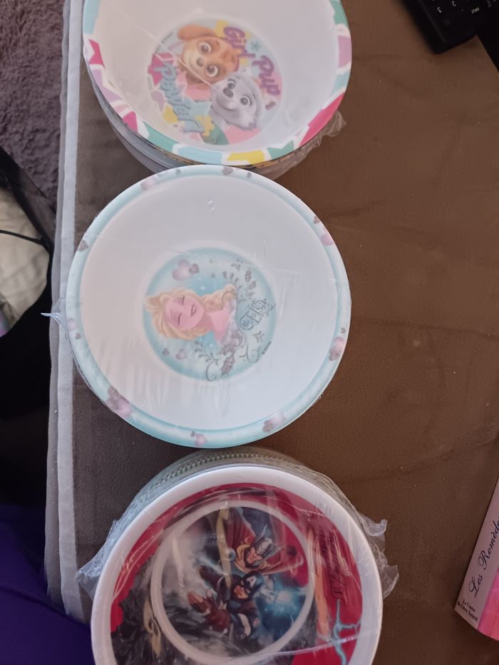 Bols plastique pour enfants - photo numéro 2