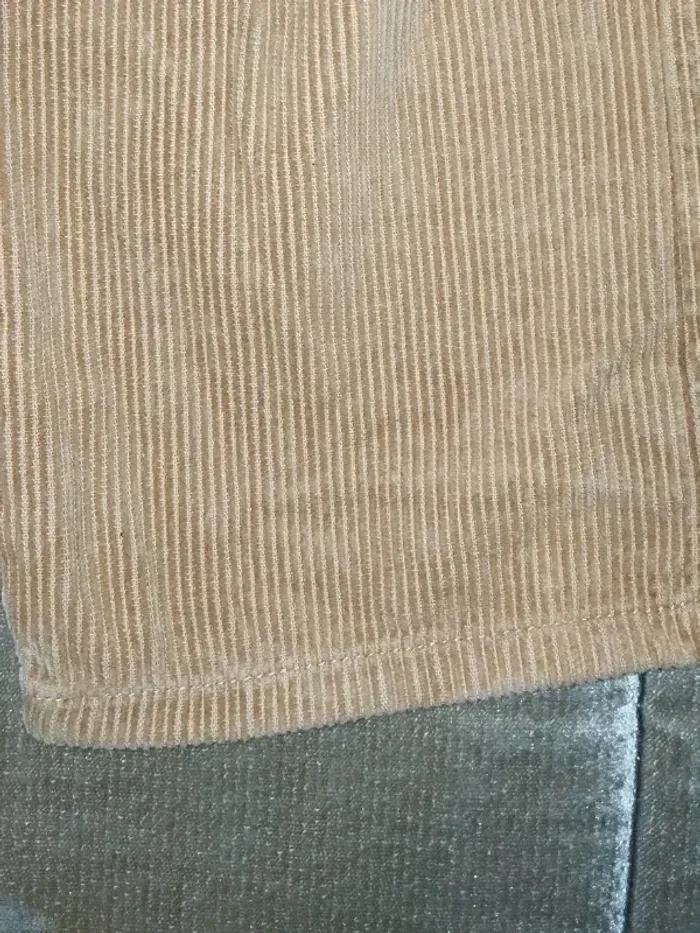 Pantalon large velours côtelé KIABI beige fille 9 à 10 ans  7529865625 - photo numéro 5