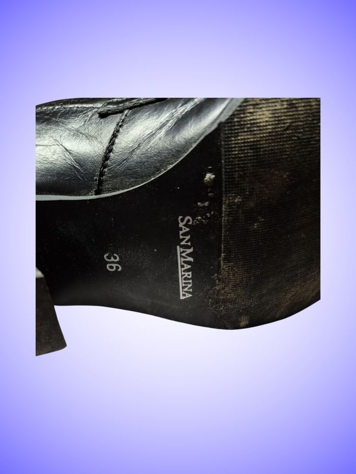 Bottines Noires Taille 36 San Marina - photo numéro 7