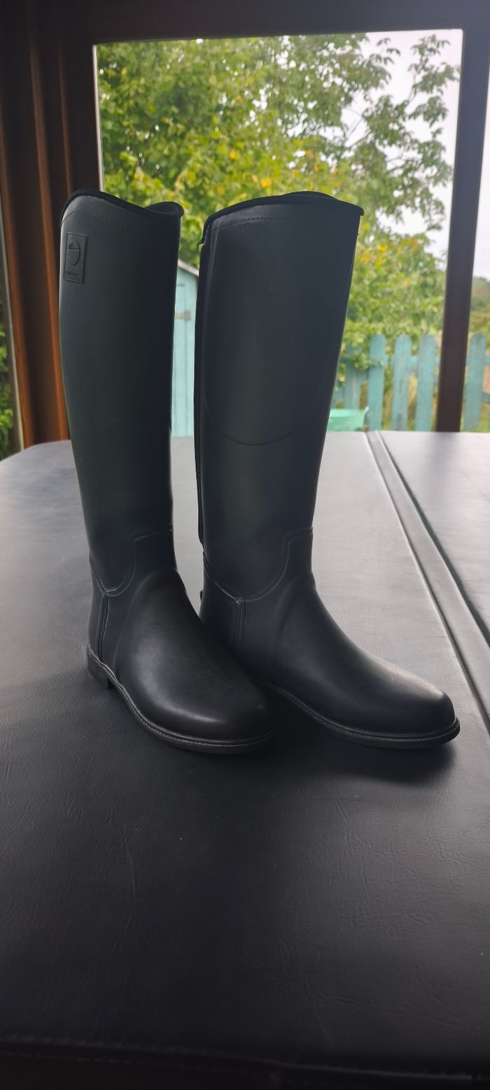 Bottes 33 d'équitation Fouganza Decathlon taille 33 - photo numéro 4