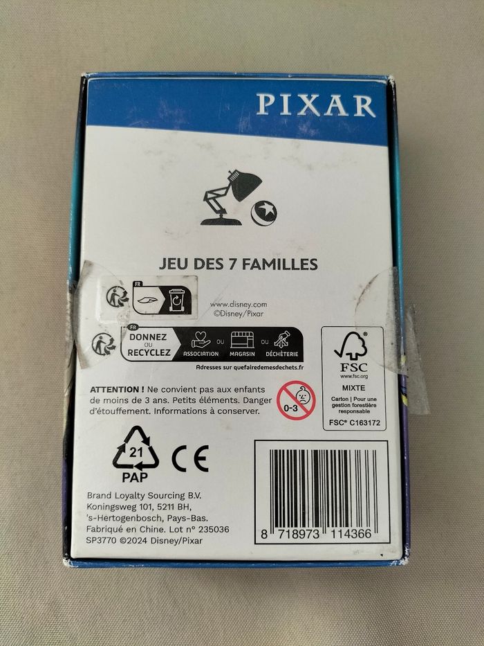 💙 Jeu des 7 familles Disney x Pixar - Complet - Bon état 💙 - photo numéro 7