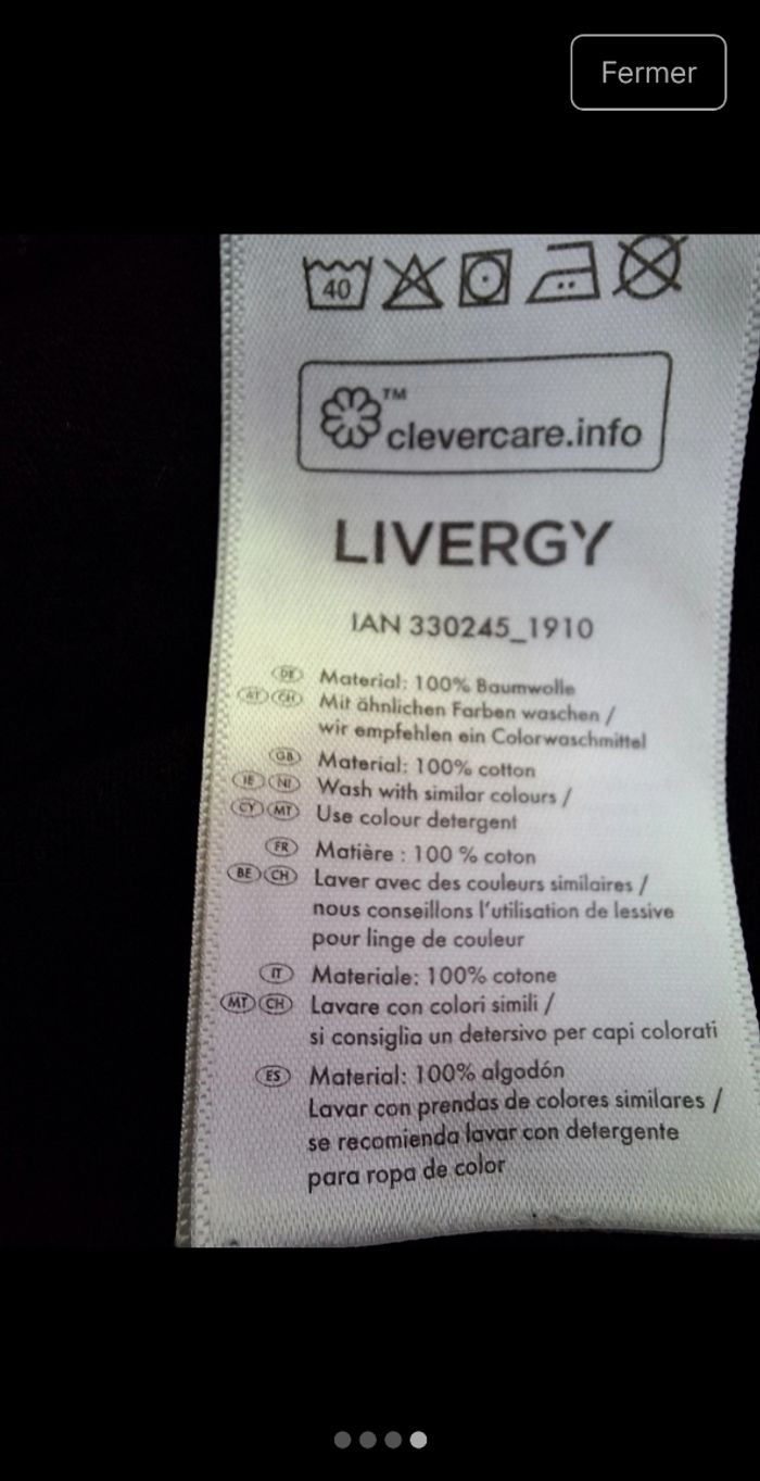 Débardeur noir basique Livergy - Taille M (38/40) - 100% coton - photo numéro 4