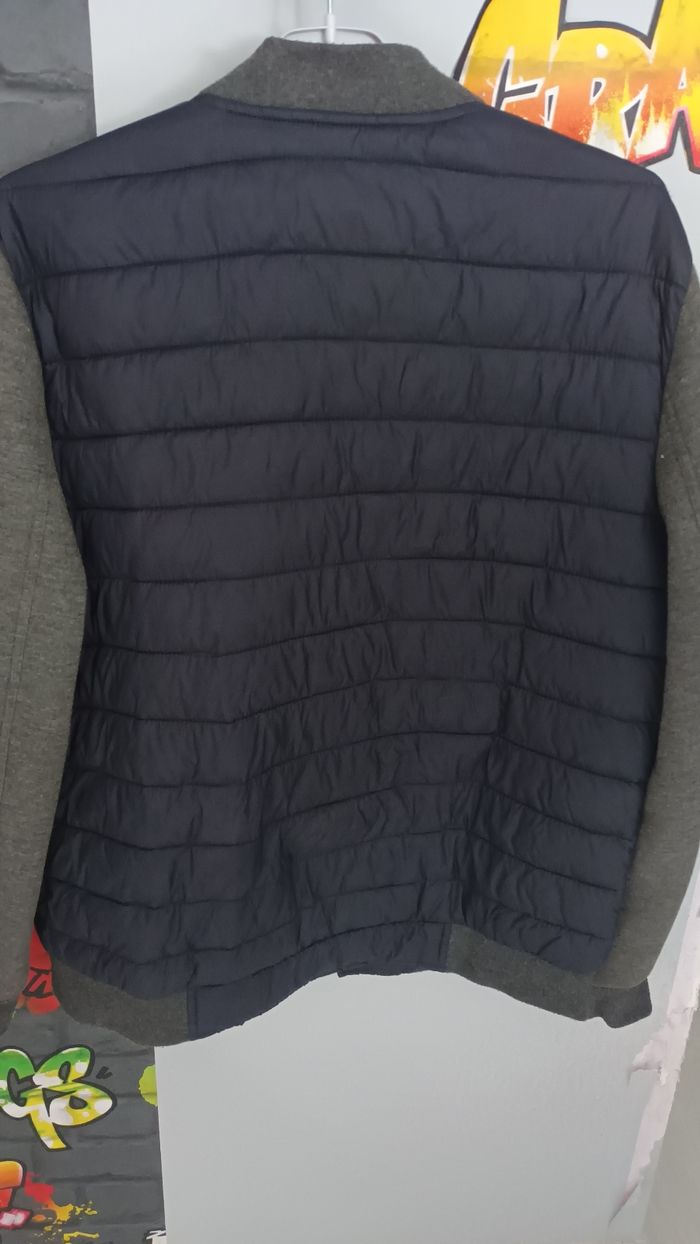 Manteau bleu et gris - photo numéro 2