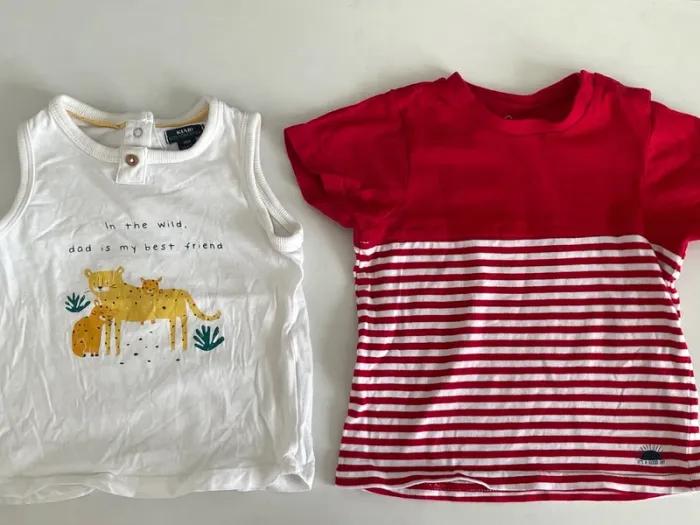 Lot t shirt bébé 18 mois