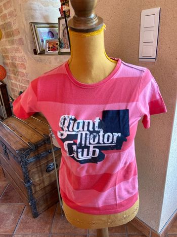 Sergent Major t shirt taille 12 ans thème Motor club