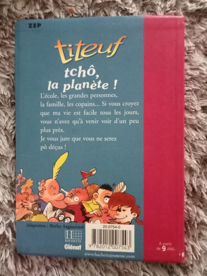 Livre enfants Titeuf tchô la planète - photo numéro 2