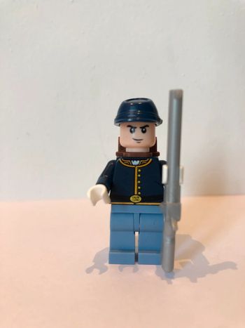 Figurine type lego lego soldat nordiste. soldats