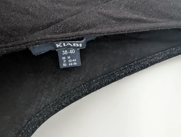 Débardeur noir paillettes taille 38/40 Kiabi - photo numéro 3