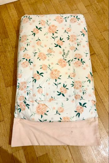 🌸 Matelas à langer Vertbaudet + Housse "Eau de Rose"