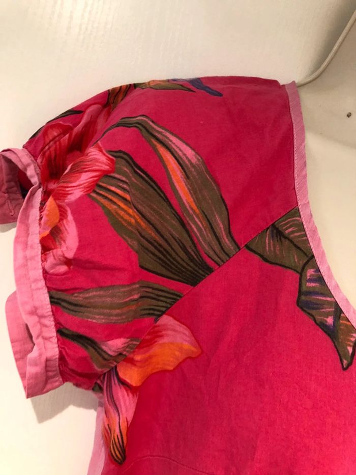 Blouse one step taille 38 couleur fuchsia - photo numéro 14